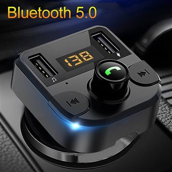 Transmissor Goeik FM para o Carro | Wireless | Entrada Tf e Duas USB - 1