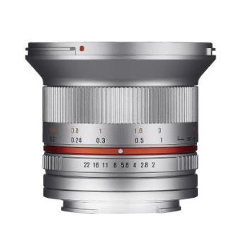 Lente de Máquina Fotográfica Samyang 12mm F2.0 NCS CS | Prateado - 1
