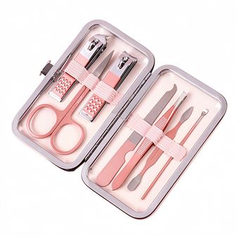 Kit de Manicure Profissional BAYKAR | 7 Peças | QT03 - Verde - 1
