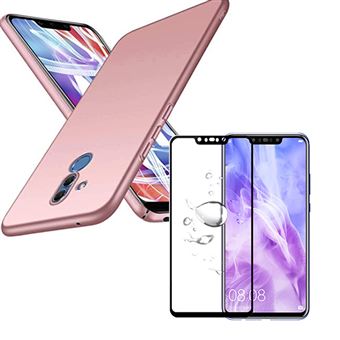 Kit Película de Vidro 5D Full Cover e Capa Slimshield Phonecare para Huawei Mate 20 Lite Cor-de-Rosa - 1
