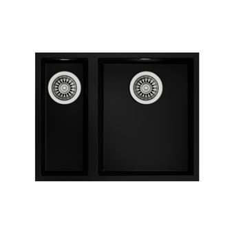 Lava-Loiça Teka Square 2B 560 TG | 2 Cubas | Preto - 1