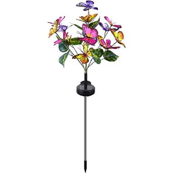 Conjunto de Luzes Solares Exteriores com Borboletas Coloridas Mormark FLUTIX | Colorido - 1