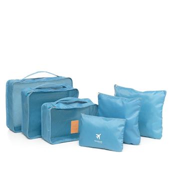 Conjunto de Bolsas de Organização para Malas InnovaGoods Luggan - 6 Peças - 1