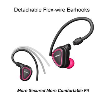 Auriculares Desporto Mini Bluetooth Magunivers JABEES sem Fios Sweatproof Rosa