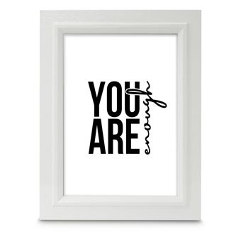 Moldura Individual Hama Chic | Branco - 1