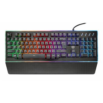 Teclado Gaming com Fios Trust GXT 860 THURA | Idioma: Espanhol | Preto - 1