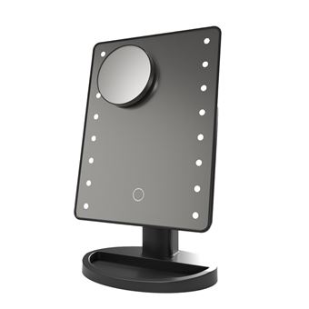 Espelho de Maquilhagem DAM | 16 Luzes LED | Preto - 1