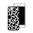 Capa Hapdey para iPhone 7 - 8 Design Padrão de Vaca em Silicone Flexível e TPU Preto_2