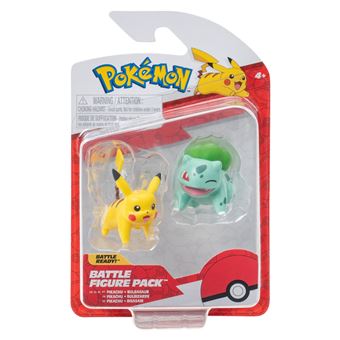Figuras Pokémon Pikachu e Bulbasur - 1