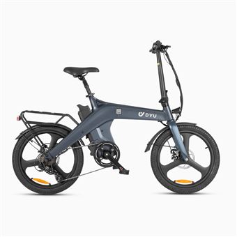 Bicicleta Elétrica Urbana Dobrável DYU T1 com Sensor de Binário | 250 W | 36 V | 10 Ah - 1