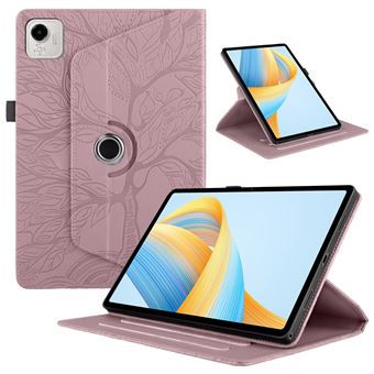 Capa ZURSANA para Honor Pad X9 Pro 11,5 " 2025 | Pele PU | Suporte Giratório 360 Graus | Rosa - 1