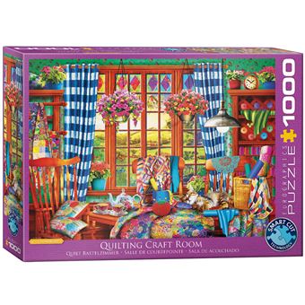 Puzzle Eurographics Patchwork Craft Room PUZ | 1000 Peças - 1