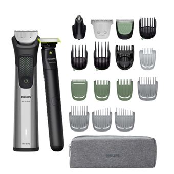 Máquina de Cortar Cabelo Philips All-in-One Trimmer 9000 Series MG9558/15 Aparador 20 em 1 | Prateado - 1