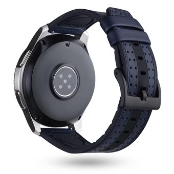 Pulseira Magunivers Silicone Fibra de Carbono de 22mm Revestida Azul Escuro para Huawei Watch Gt2/Galaxy Watch 46mm - 1