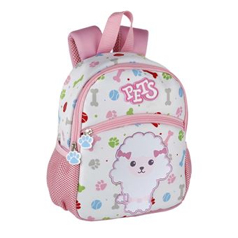 Mochila DAM Pets Chihuahua | Neoprene Macio e Suave | 21x9x26 cm - Rosa - 1