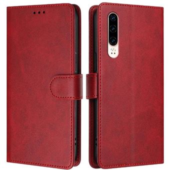 Capa Clássica Flip ZURSANA para Huawei P30 com Bloqueio RFID  | Vermelho - 1