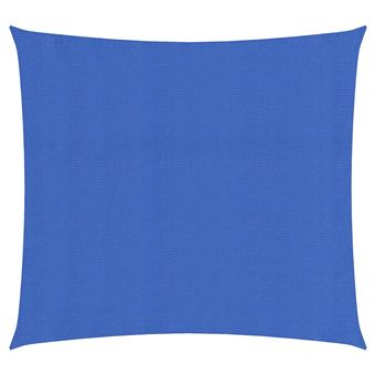 Para-sol estilo vela vidaXL | quadrado 160 g/m² 4x4 m PEAD azul - 1