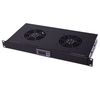 Kit de Ventilação Rackmatic com Termostato para Armário de Rack de 19"" com 2 Ventoinhas de 120 mm - 1