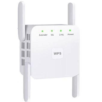 Repetidor WiFi KINGCENTON C1208 | 1200Mbps | Banda Dupla | 5,8GHz/2,4GHz | Amplificador de Ponto de Acesso | WPS | 1 Porta Ethernet - 1