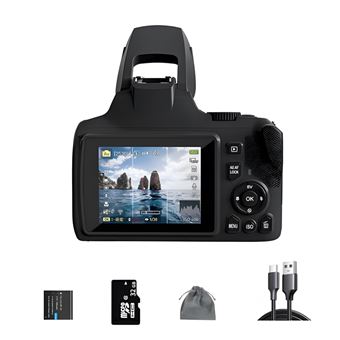 Câmara Digital SZSMART W2 | Retrátil | 32GB | Preto - 1