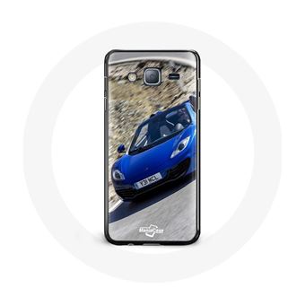 Capa Maniacase para Samsung Galaxy A3 Fórmula 1 Mclaren Carro Azul - 1