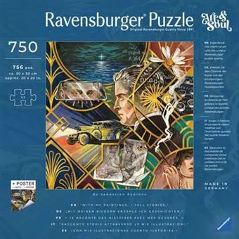 Puzzle Ravensburger Arte 12000996 | 750 Peças - 1