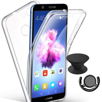 Kit Capa Phonecare 3 em 1 360° Impact Protection + 1 PopSocket + 1 Suporte PopSocket para Huawei P9 Lite Transparente - 1