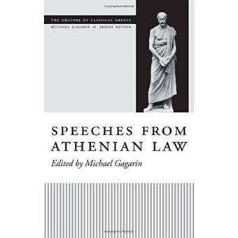 Speeches From Athenian Law (The Oratory Of Classical Greece) - [Livre En Vo] - 1