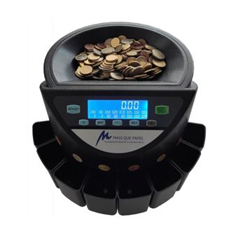 Máquina de Contar e Separar Moedas Mais Que Papel RM-350 - Preto - 1