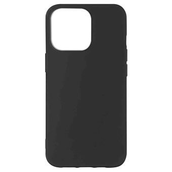 Capa Avizar para Apple Iphone 13 Pro Max Resistente Silicone Flexível Fina Leve - Preto - 1