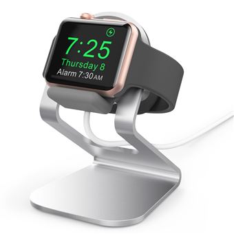 Suporte de Carregamento de Liga de Alumínio Magunivers AHASTYLE ST03 para Apple Watch - prata - 1