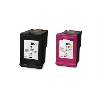 Tinteiro Compatível Webshop24 para HP PACK 302XL F6U68A/F6U67A | BK + C - 1