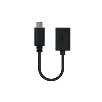 Cabo Usb Nanocable USB 2.0, 0.15m | Preto - 1