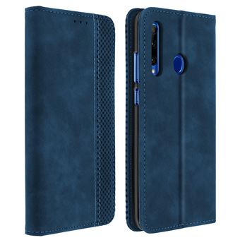 Capa Avizara para Honor 20 Lite / 20e | Suporte de Vídeo | Couro Efeito Vintage - Azul - 1