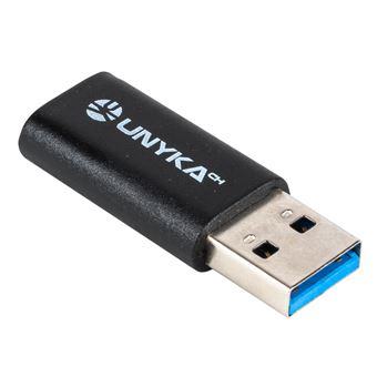Adaptador para Cabos UNYKAch Adapter USB-C to USB-A | Preto - 1