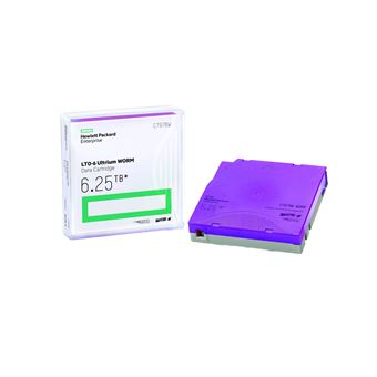 Fita de Dados Virgem HPE LTO-6 Ultrium 6.25TB WORM Data Cartridge | Roxo - 1