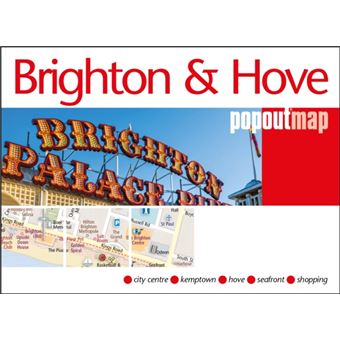 Brighton And Hove Popout Map By Heartwood Publishing - 1