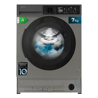 Máquina de Lavar Roupa Cecotec 02766 | 7 Kg | 1200 RPM | A | Cinzento - 1