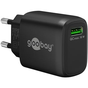 Carregador de Dispositivos Móveis Goobay 61671 | Preto - 1