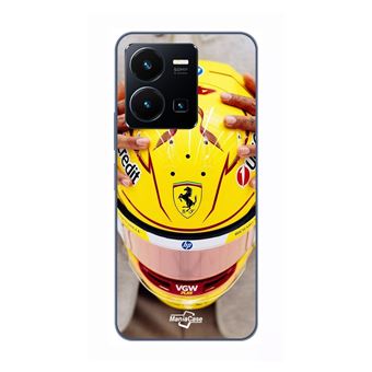 Capa Maniacase para Vivo Y35 4G | Hamilton 44 Helmet Ferrari Official - 1