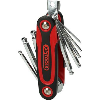 Jogo de Chaves de Tubo KS Tools 158.3520 | Vermelho - 1