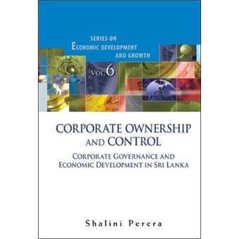 Ownership and Control in Corporate Governance and Economic Development - Lessons from Sri Lanka - Hardback - 2009 - 1