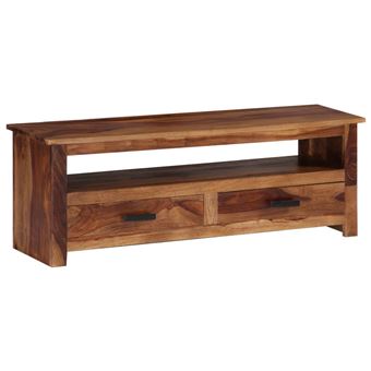 Móvel de TV vidaXL | 118x30x40 cm | madeira maciça - 1