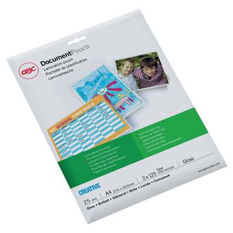 Bolsa para Plastificar GBC Bolsas de película para plastificação de documentos A4 (25) - 1