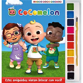 Cocomelon Livro Para Pintar Com Aquarela - 1