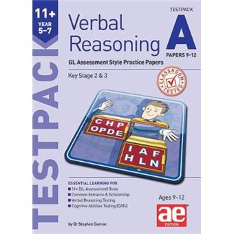 11+ Verbal Reasoning Year 5-7 Gl & Other Styles Testpack A Papers 9-12 - 1