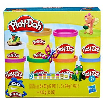 Conjunto de 9 Tubos de Massa de Modelar Play-Doh em Cores Variadas - 1