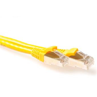 Cabo de Rede ACT RJ-45/RJ-45, Cat.6a, 5.0m | Amarelo - 1