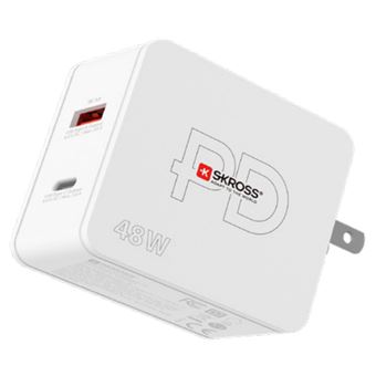 Carregador de Dispositivos Móveis Skross SKCH000348WPDUSCN | Branco - 1