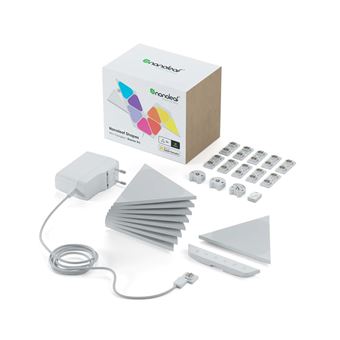 Painéis de Luz Nanoleaf Shapes Triangles Mini Kit starter+9 - 1